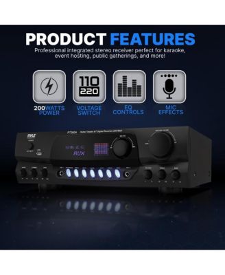 200W Digital AM/FM Stereo Receiver - PT260A