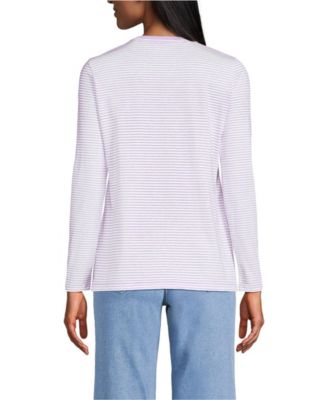 Women's Tall Supima Cotton Long Sleeve Crewneck T-Shirt