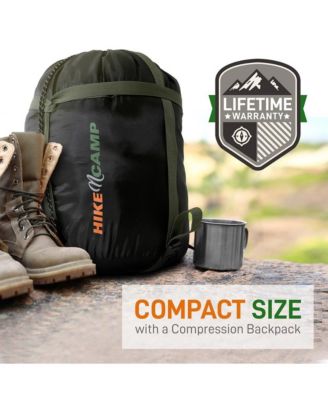 Double Sleeping Bag with Two Pillows – Lightweight & Waterproof Sleeping Bag for Adults or Teens, Includes Carrying Bag