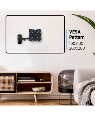 Premium Articulating TV Wall Mount for Heavy Duty TV for 17-42 Inch Flat and Curved TV Screens, Holds Up to 44 lbs Max VESA 200x200