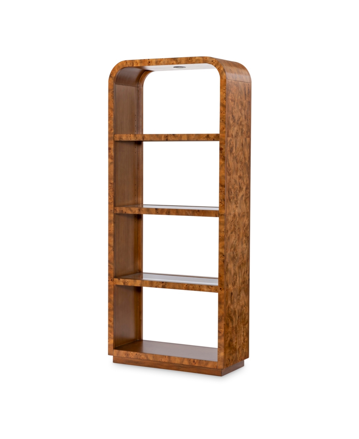Macy's Prescott Mappa Burl Etagere In Brown Mappa