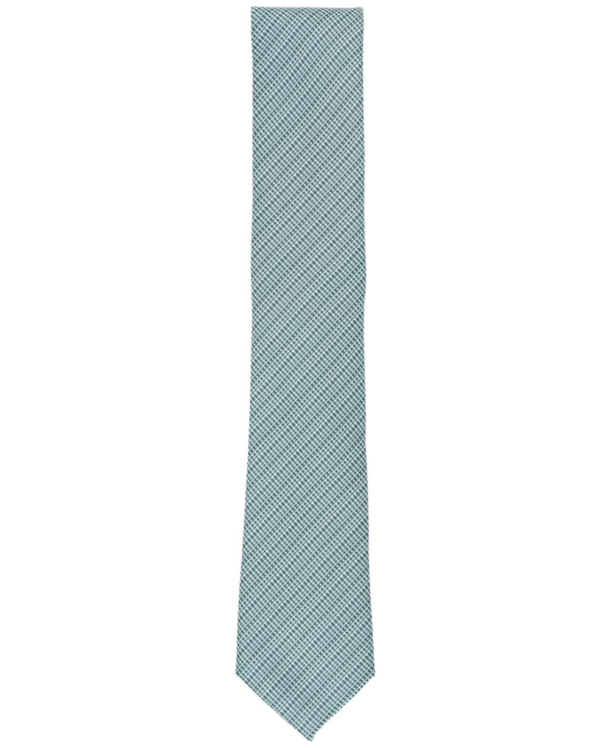 Alfani Men's Balaton Textured Stripe Tie, Exclusively At Macy's In Sage