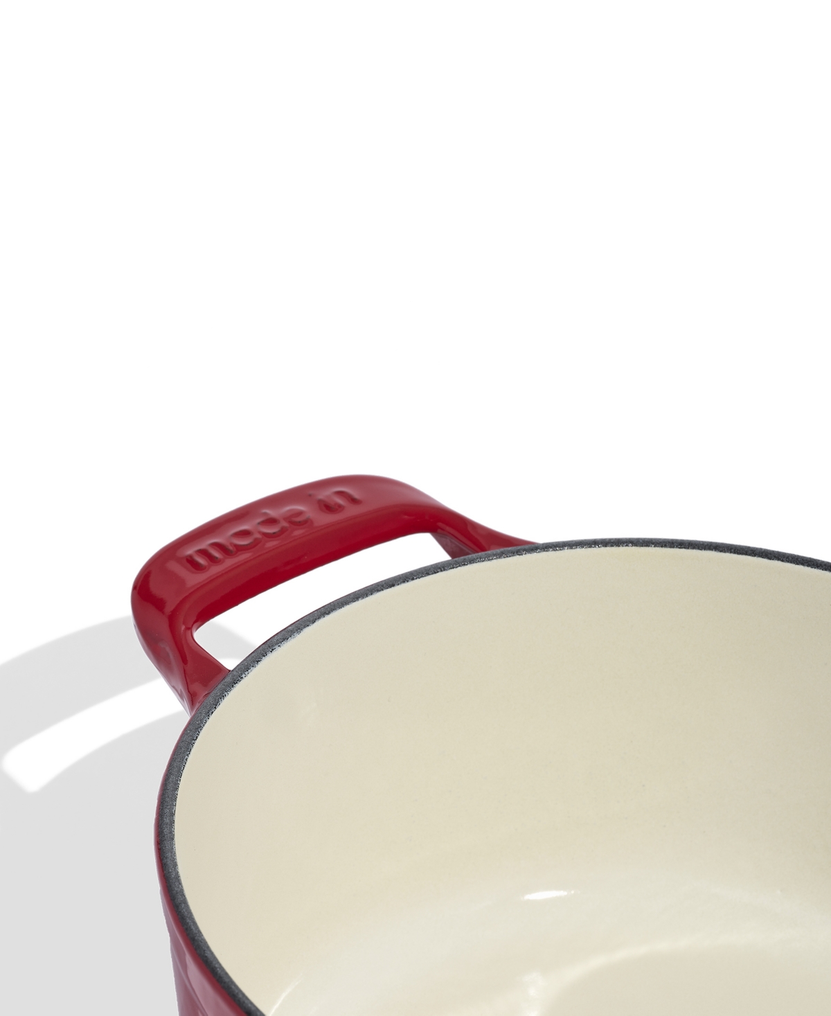Made In Enameled Cast Iron 2-quarts Saucepan With Lid