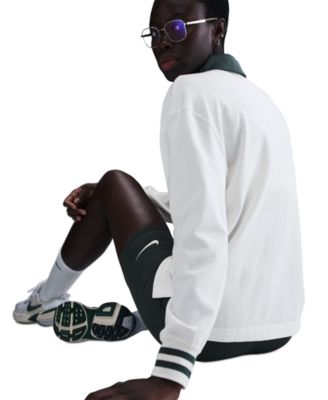 ★★Nike★★ Sportswear Essentials Oversized Long Sleeve Pol Nike Sportswear Essential Women's Oversized Long-Sleeve Polo