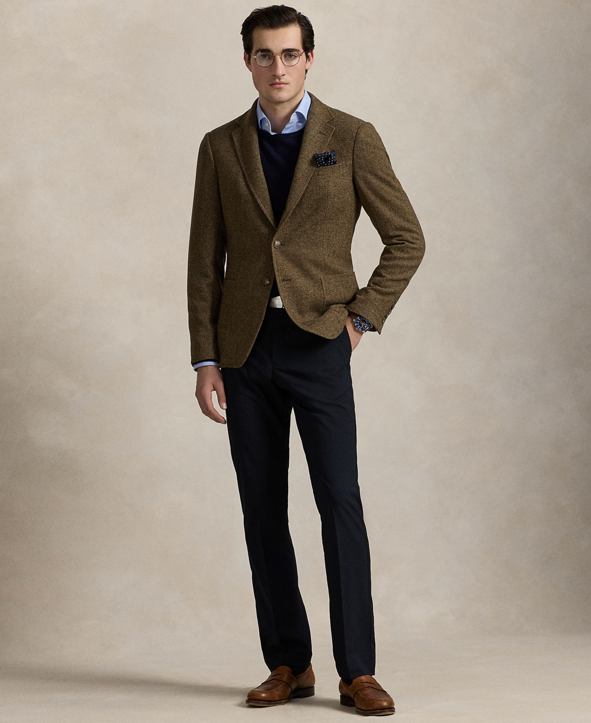 Polo Ralph Lauren Men's Manhasset Stretch Straight-fit Pants In Navy