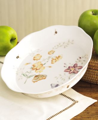 Butterfly Meadow Pie Dish