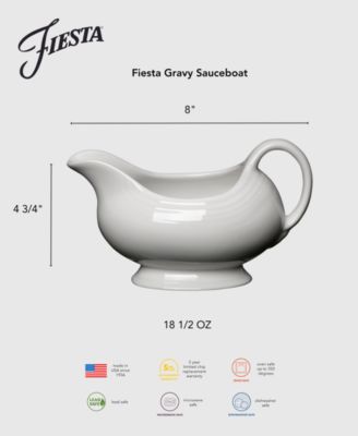 Linen Gravy Sauceboat, 18.5 oz.