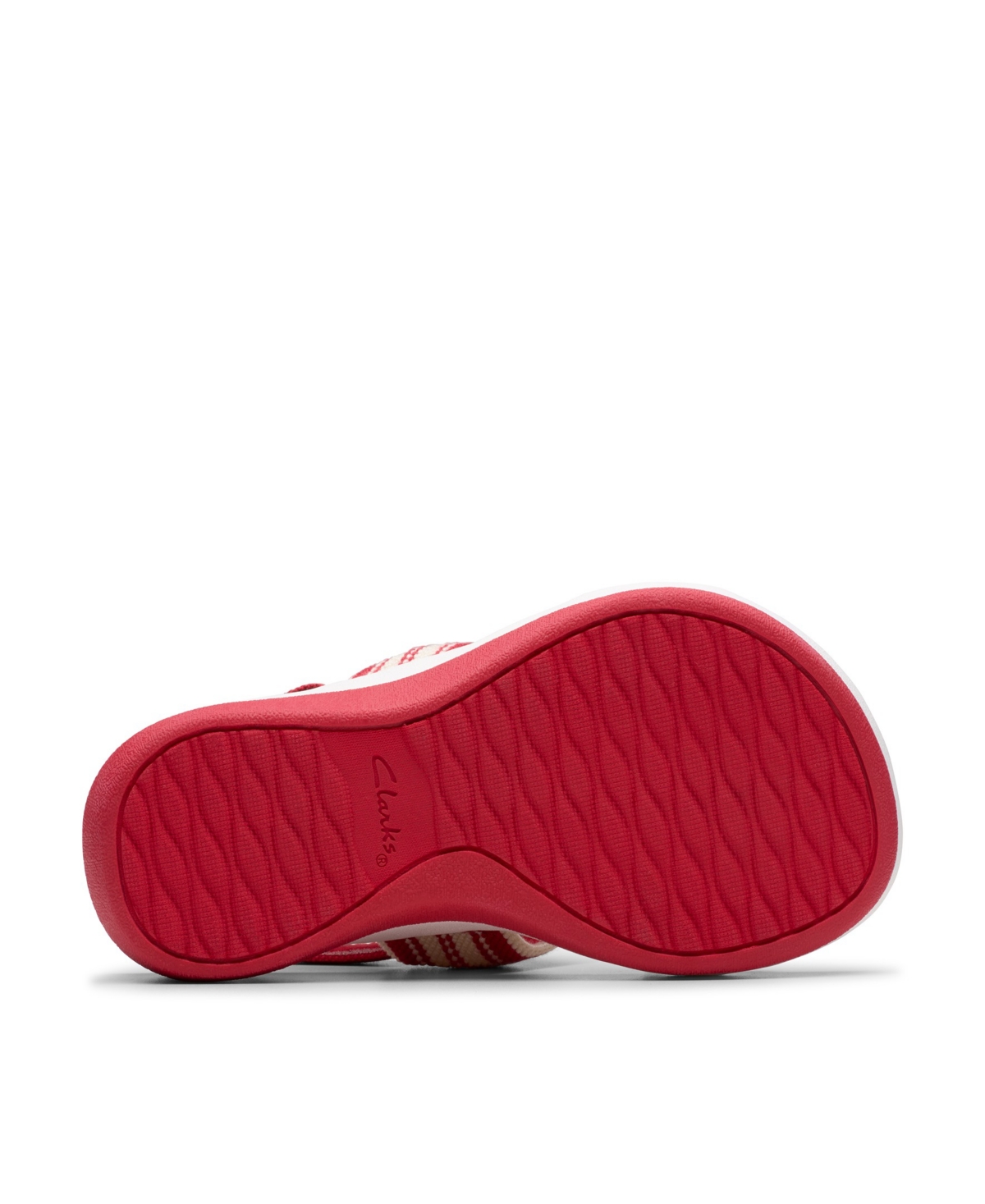 Clarks Arla Stroll In Cherry Textile