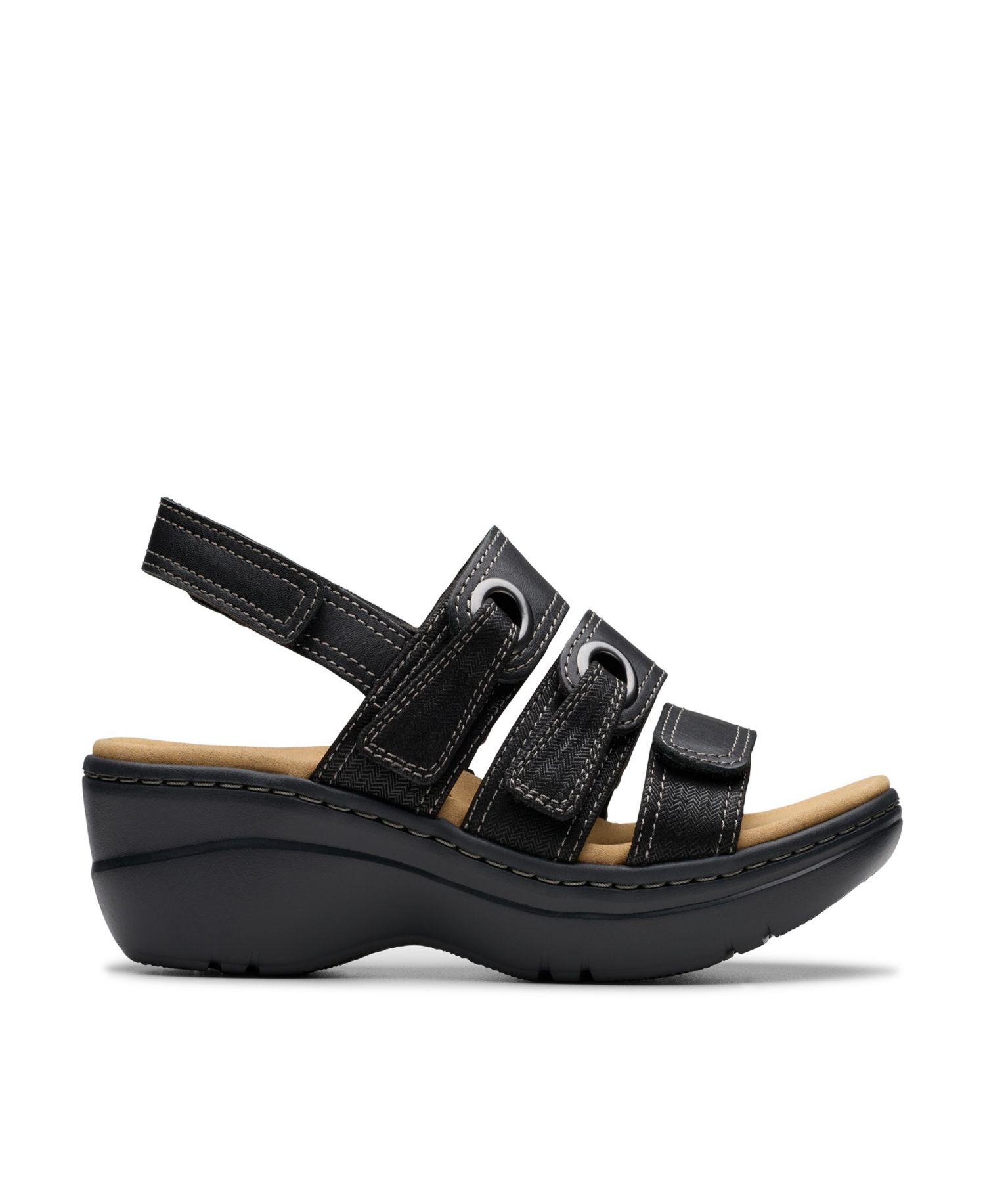 Merliah2 Bali Wedge Leather Casual Sandals