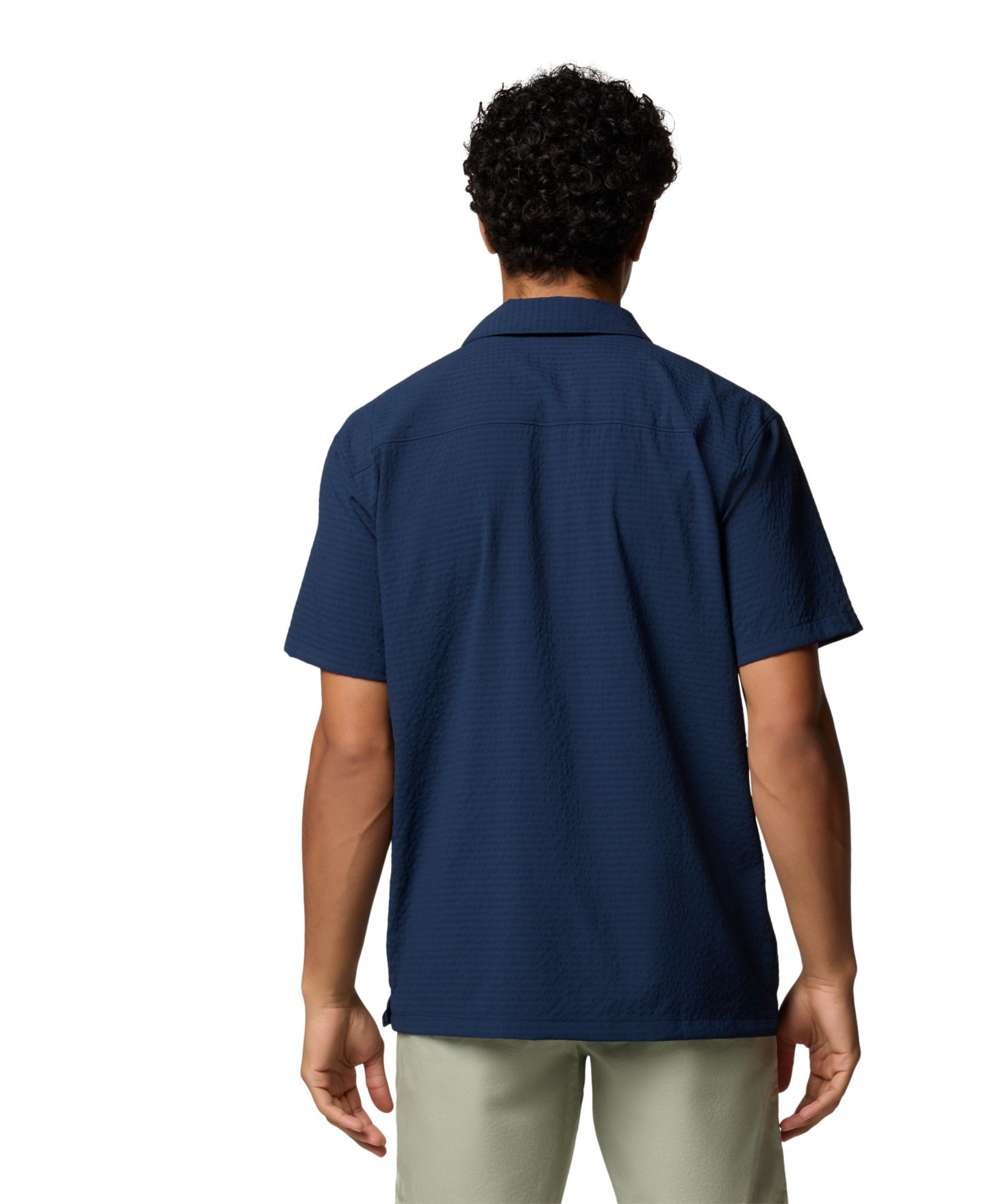 Мужская рубашка Columbia Utilizer Short-Sleeve Camp, цвет: Collegiate — фото 5