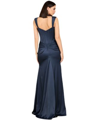 Women's Sleeveless Corset Gown