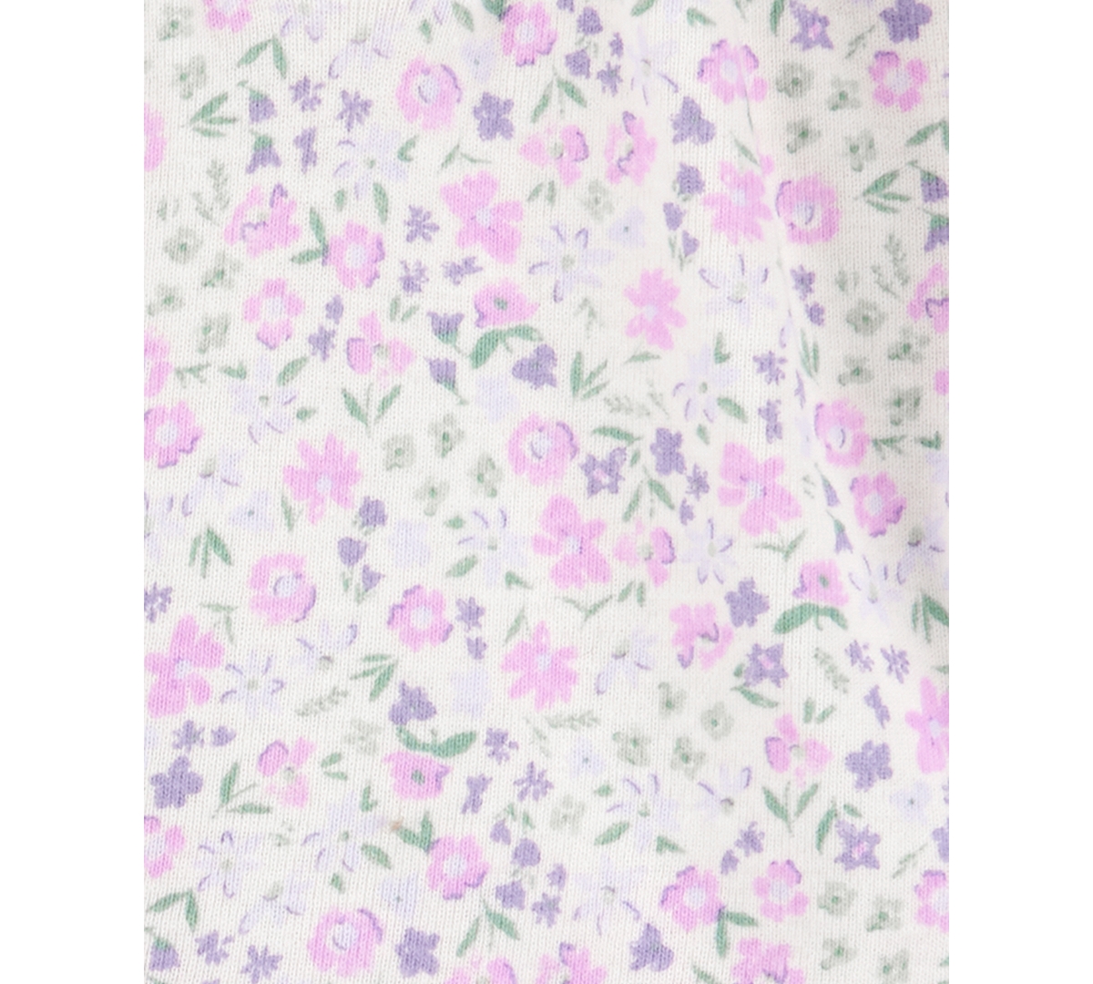 Carter's Baby Girls Floral-print Top, Headwrap, Pants & Socks, 4 Piece Set