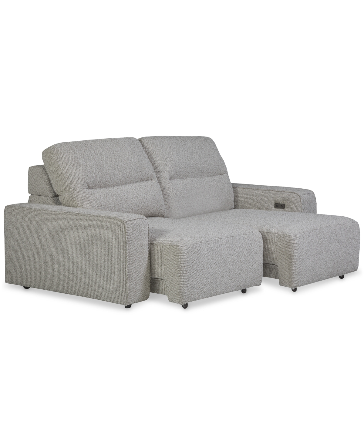 Macy's Frandlyn 2-pc. Fabric Power Sliding Sofa, Exclusively At