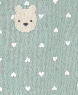 Baby Girls Cotton Bear Sleep & Play Pajamas