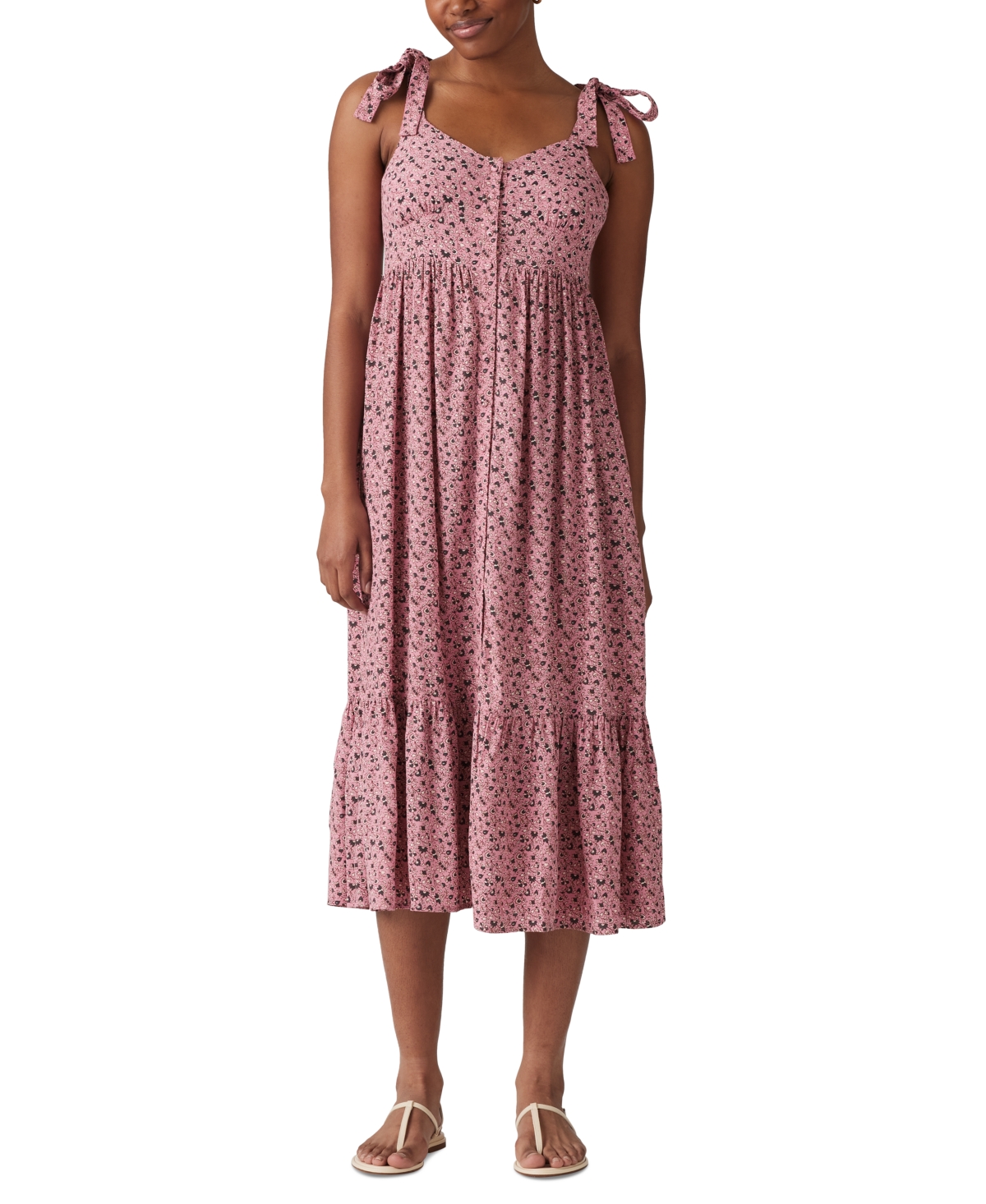 Shop Levi's Women's Katherine Maxi Dress In Lottie Floral Polignac