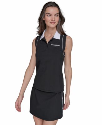 KARL LAGERFELD PARIS - Women's Sleeveless Polo Shirt