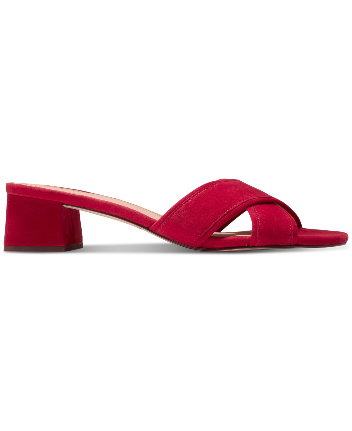 Cole Haan Landon Block Heel Sandal In Rio Red
