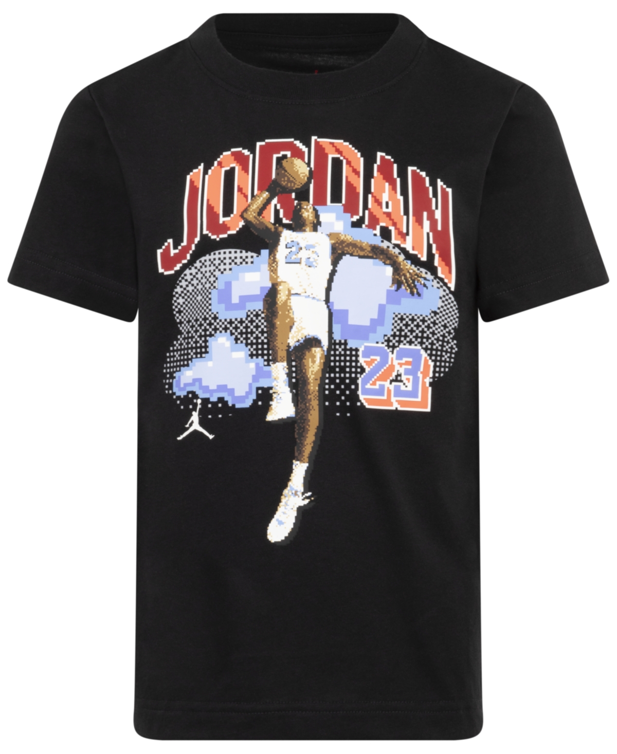 Shop Jordan Toddler And Little Boys Pixel Air T-shirt In Black