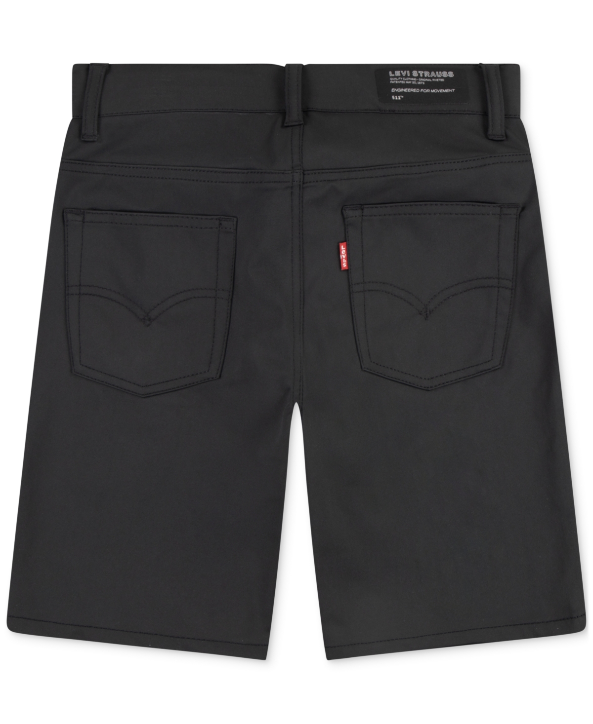 LEVI'S BIG BOYS 511 SLIM FIT PERFORMANCE STRETCH SHORTS 