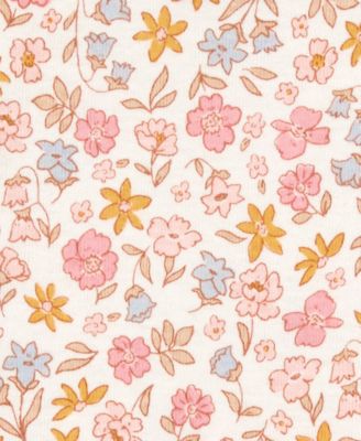 Baby Girls 3-Pc. Cotton Floral Mouse Little Character Set