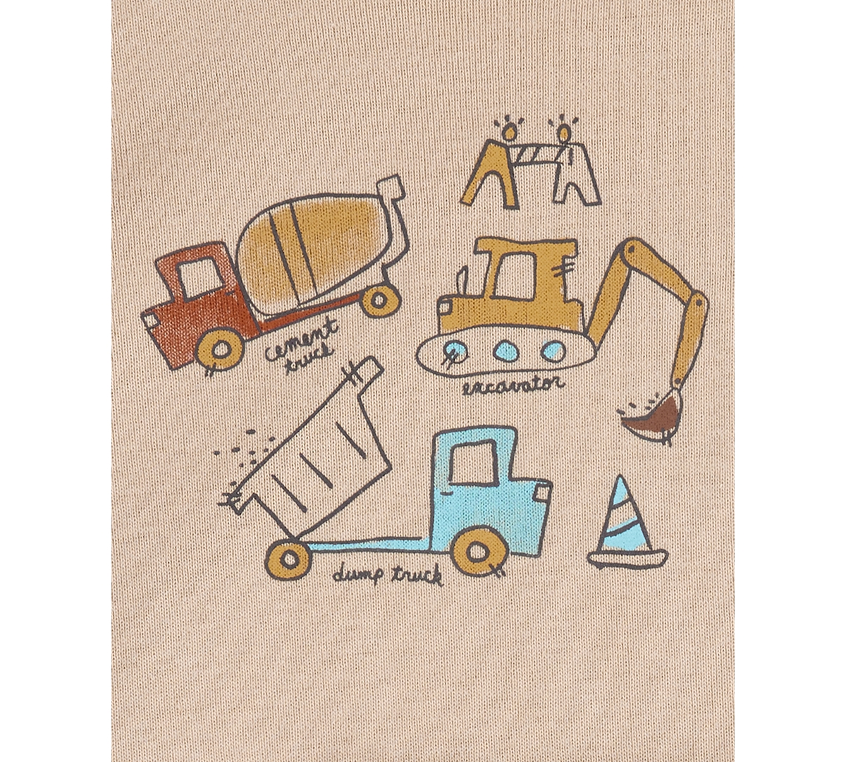 Carter's Baby Boys Construction Little Character Bodysuits & Pants, 3 Piece Set