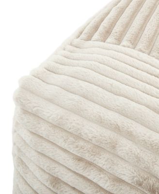 26" Corduroy Foam Bean Bag Sofa