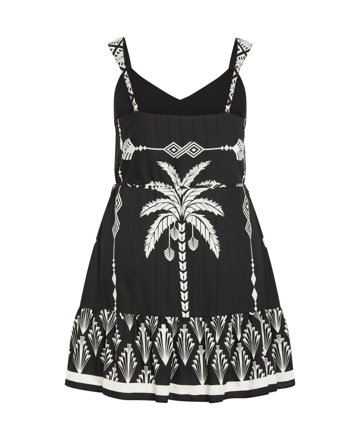Women's Peta Border Print Dress