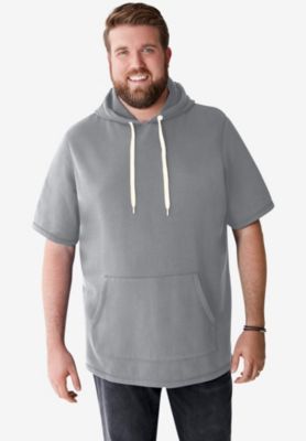 Big & Tall by KingSize by KingSize Short-Sleeve Hoodie