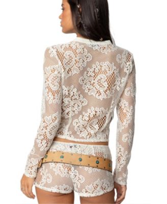 Women's Peyson Sheer Lace Top