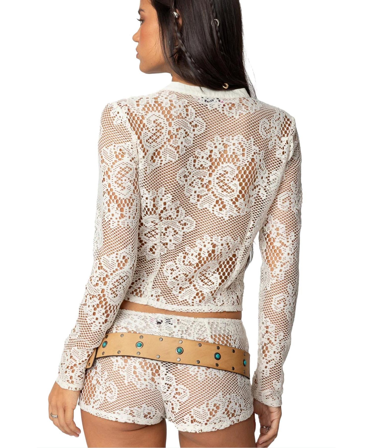 Women's Peyson Sheer Lace Top