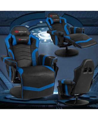 Ergonomic High Back Massage Gaming Chair with Pillow