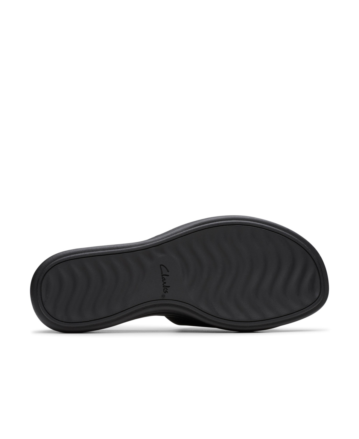 Clarks Cloudsteppers Women's Drift Twist Slip-on Flat Sandals In Black Synthetic