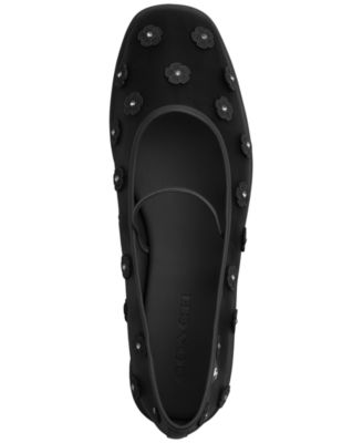 Emilia Tea Rose Mesh Ballet Flats