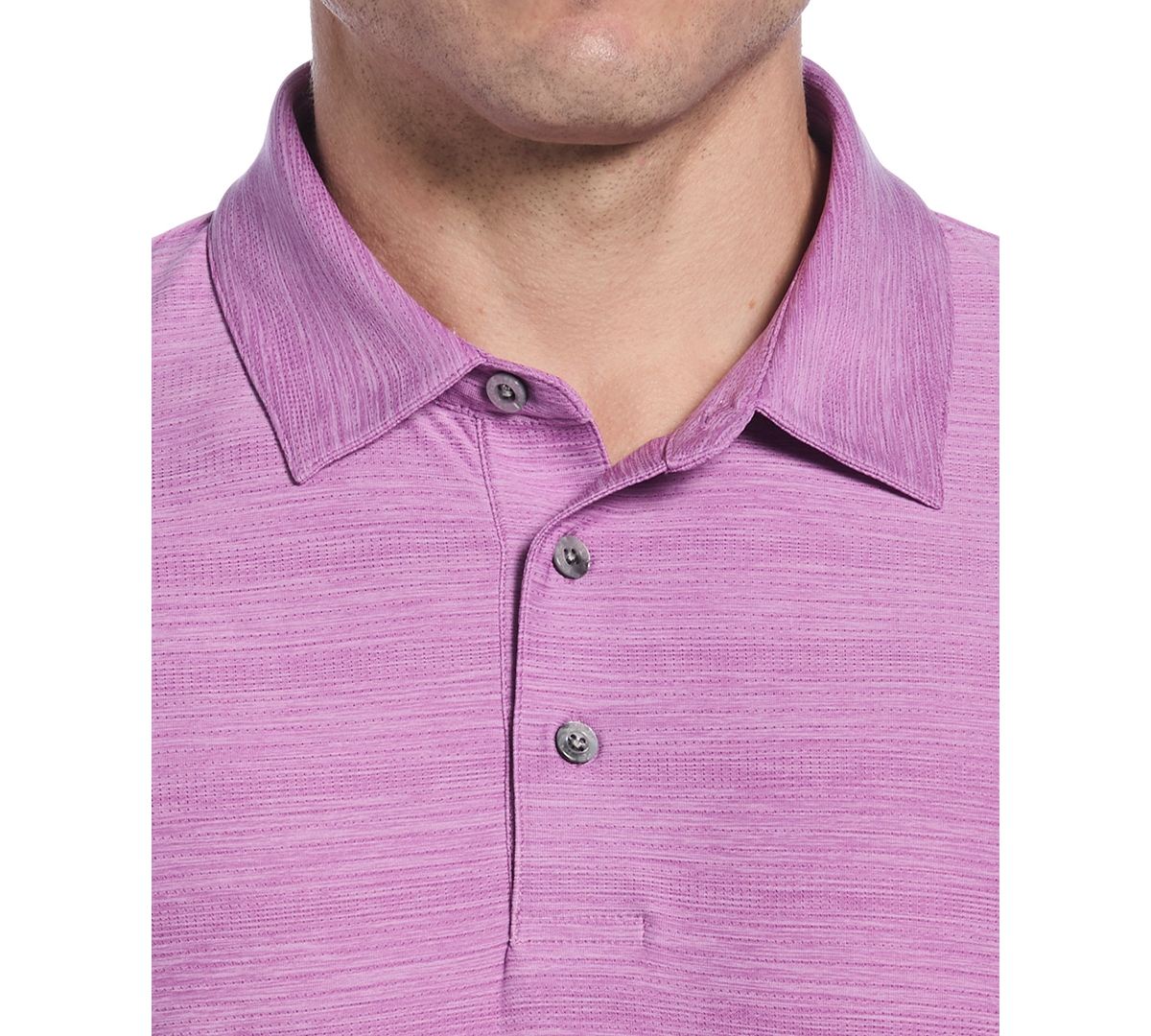 Pga Tour Men's Short-Sleeve Airflux Heather Golf Polo Shirt