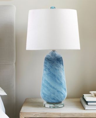 28" Aquaviva Confetti Glass Table Lamp