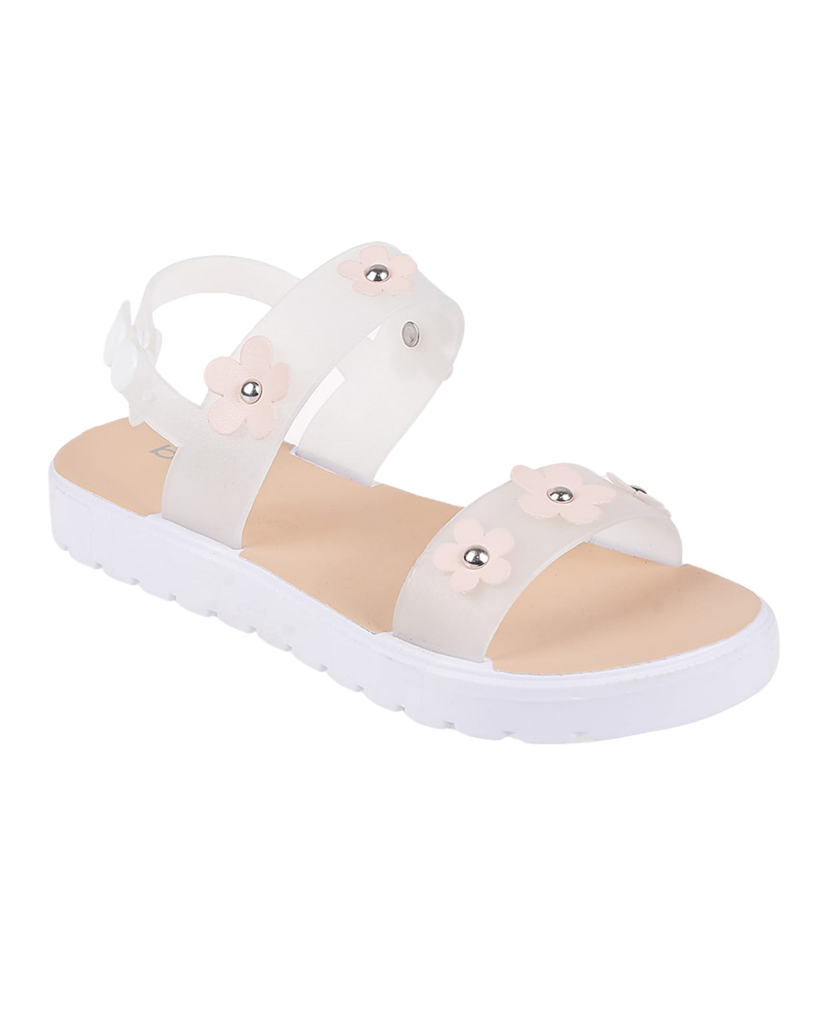 Shop Bebe Toddler Girls Cute And Comfortable Summer Sandals In Blush
