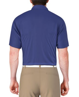 Men's Airflux Solid Mesh Short Sleeve Golf Polo Shirt