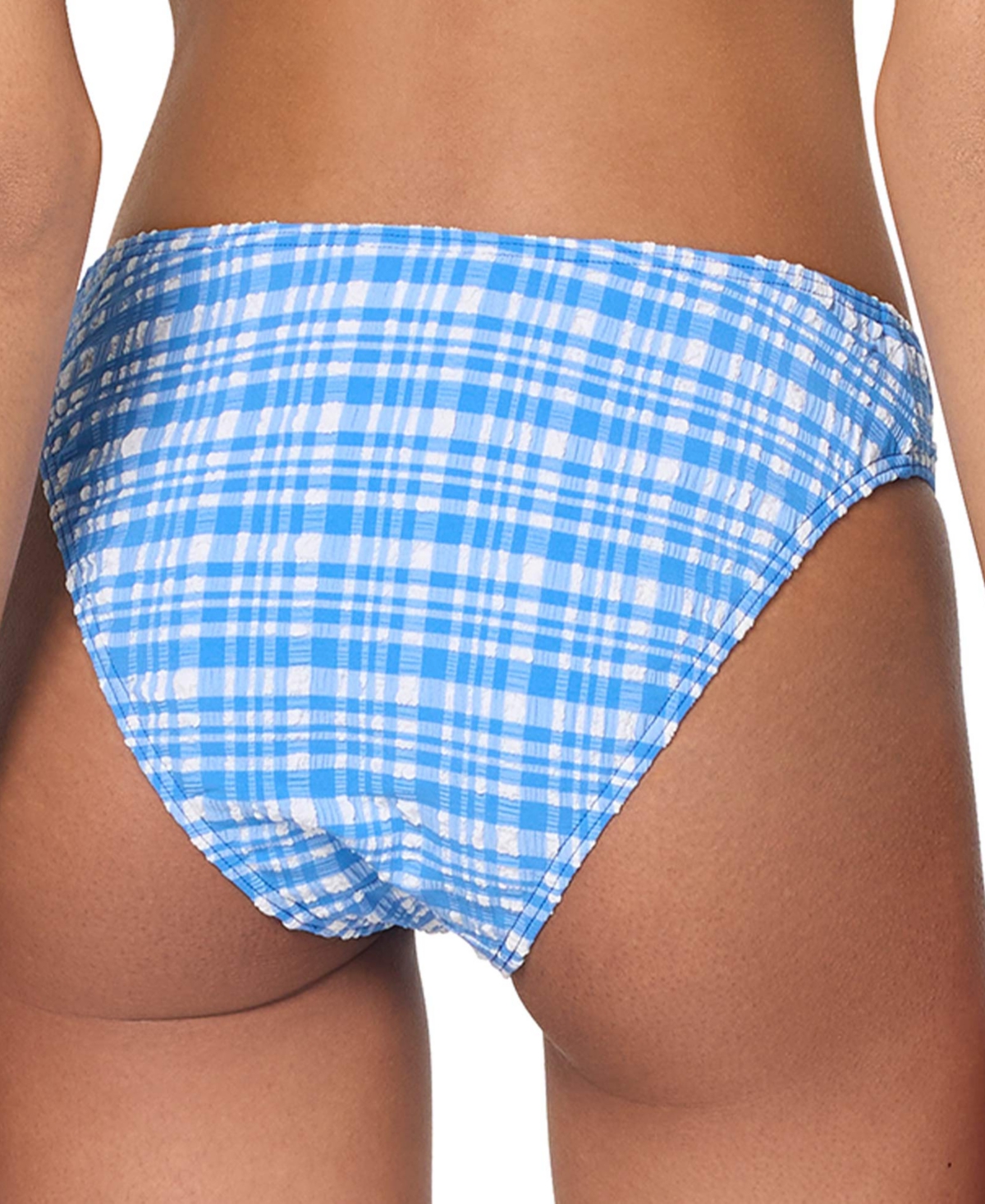 Shop Kate Spade New York Women's Plaid High-cut Bottoms In Blue
