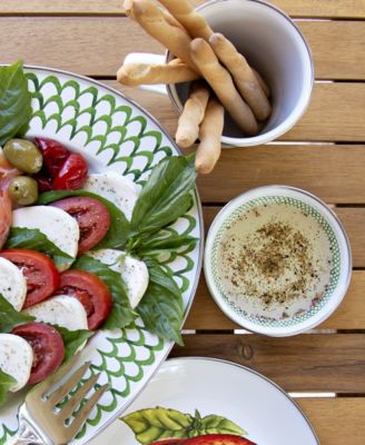 Scallop Enamelware Oval Platter
