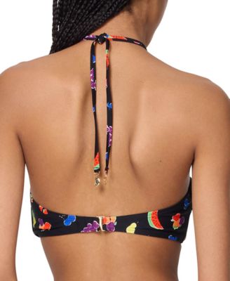 Women's Fruits Bandeau Ring Bikini Top 