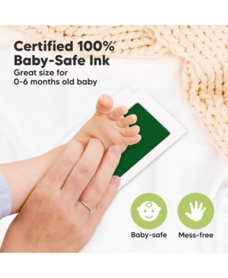 4pk Inkless Ink Pad for Baby Hand and Footprint Kit, Clean Touch Dog Paw, Dog Nose Print Kit, Baby & Pet Safe