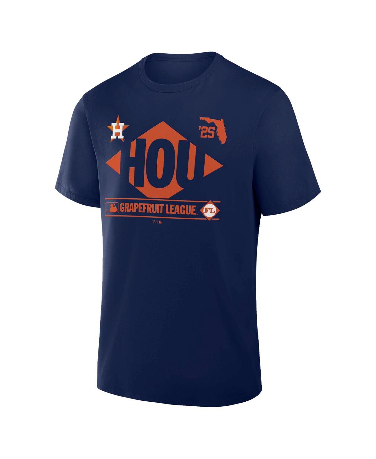 Fanatics Men's Navy Houston Astros 2025 Spring Training Grapefruit League True Icon T-shirt In Navy