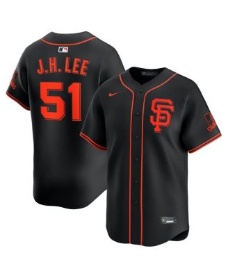 Nike - Men's Jung Hoo Lee Black San Francisco Giants Alternate Limited Player Jersey