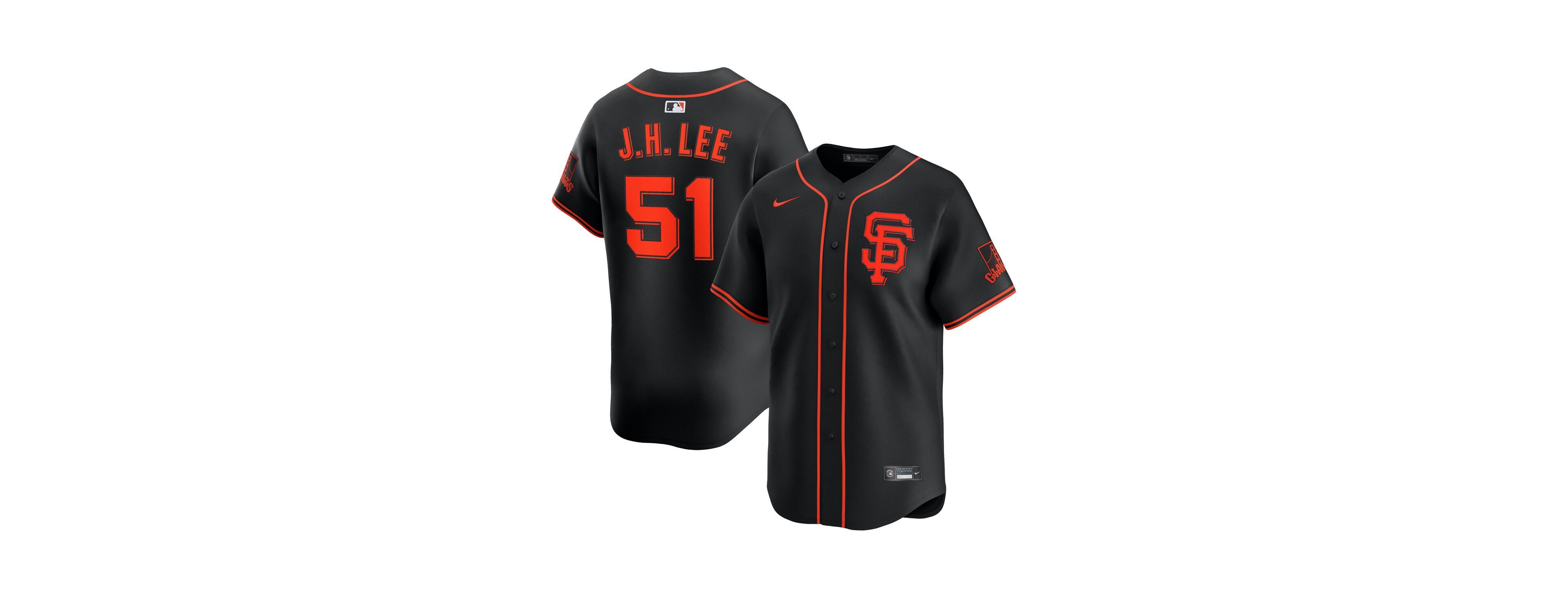 Nike Men's Jung Hoo Lee Black San Francisco Giants Alternate Limited Player Jersey