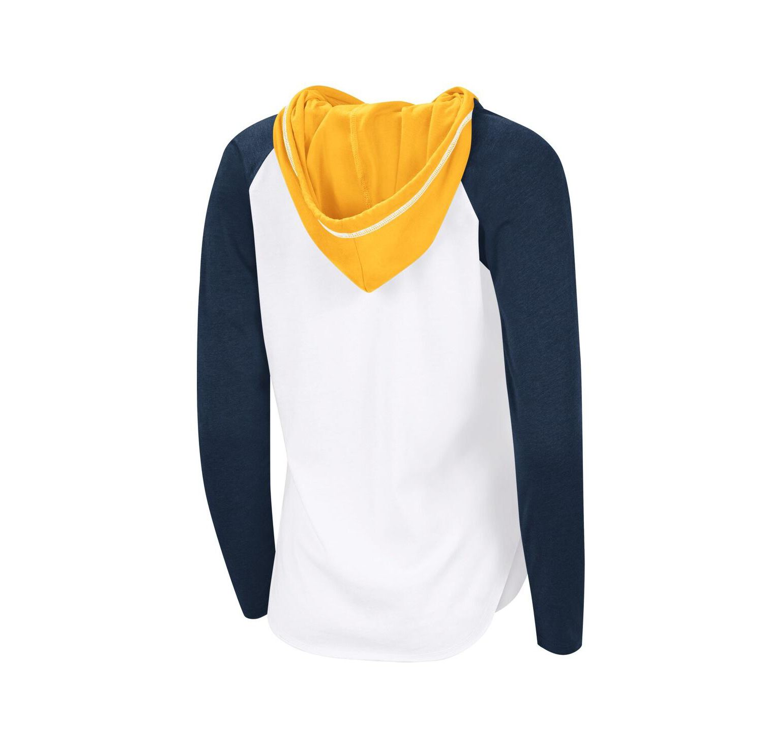 Women's White Nashville Predators VIP Raglan Long Sleeve Hoodie T-Shirt