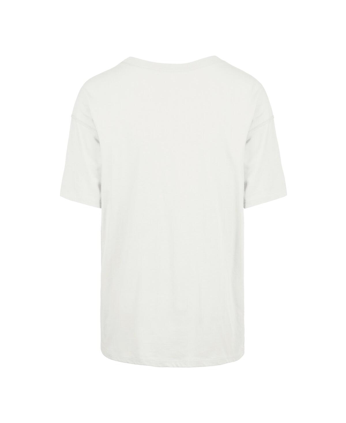47 BRAND WOMEN'S WHITE UTAH JAZZ CITY EDITION DOWN COURT SADIE T-SHIRT 