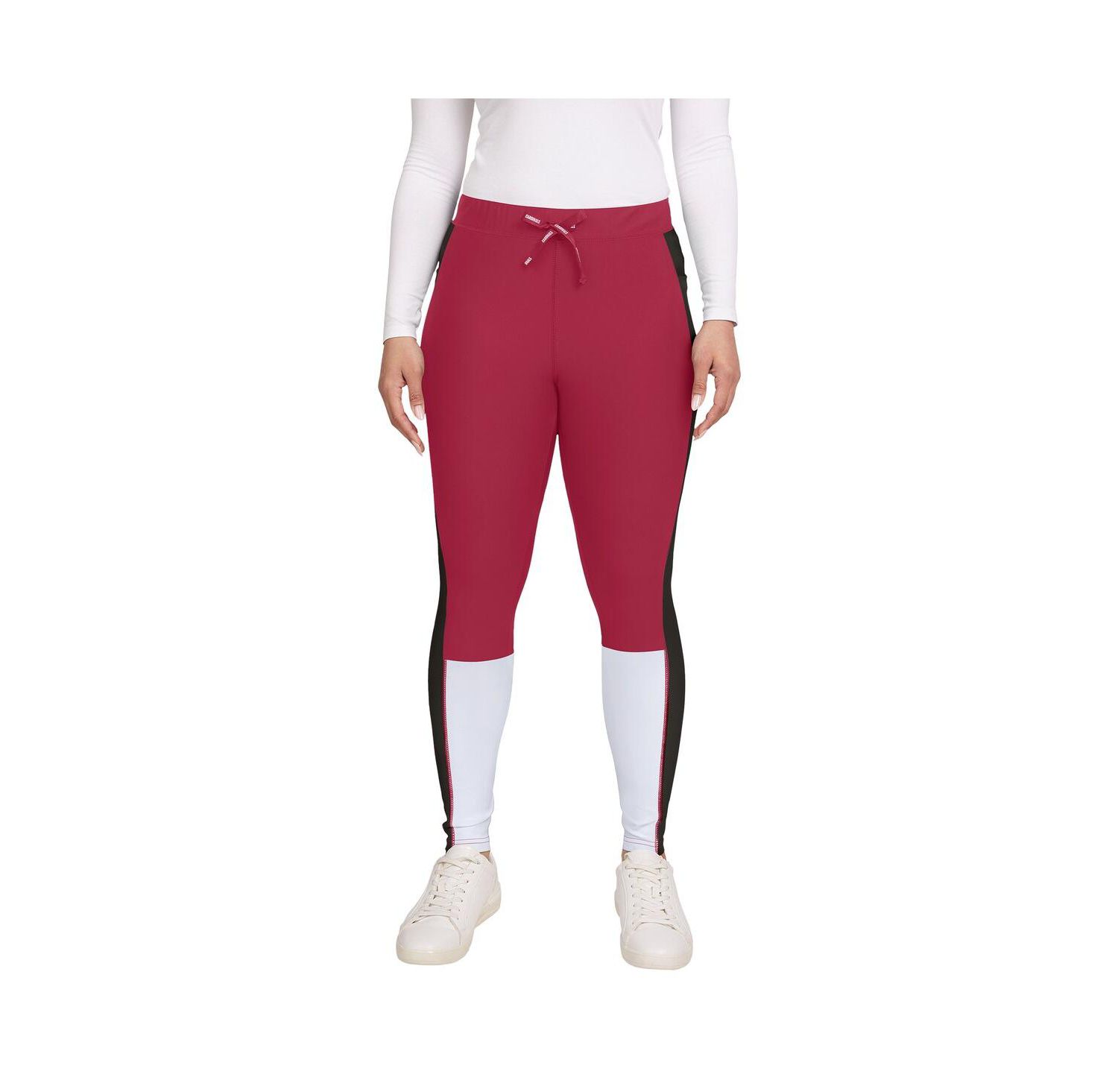 Women's Cardinal/Black Arizona Cardinals Color Block Leggings