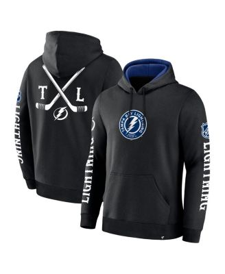 Fanatics - Men's Black Tampa Bay Lightning Big City Legacy Fleece Pullover Hoodie