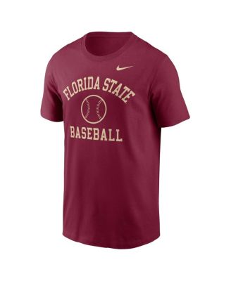 Men's Garnet Florida State Seminoles Essential Baseball Arch T-Shirt