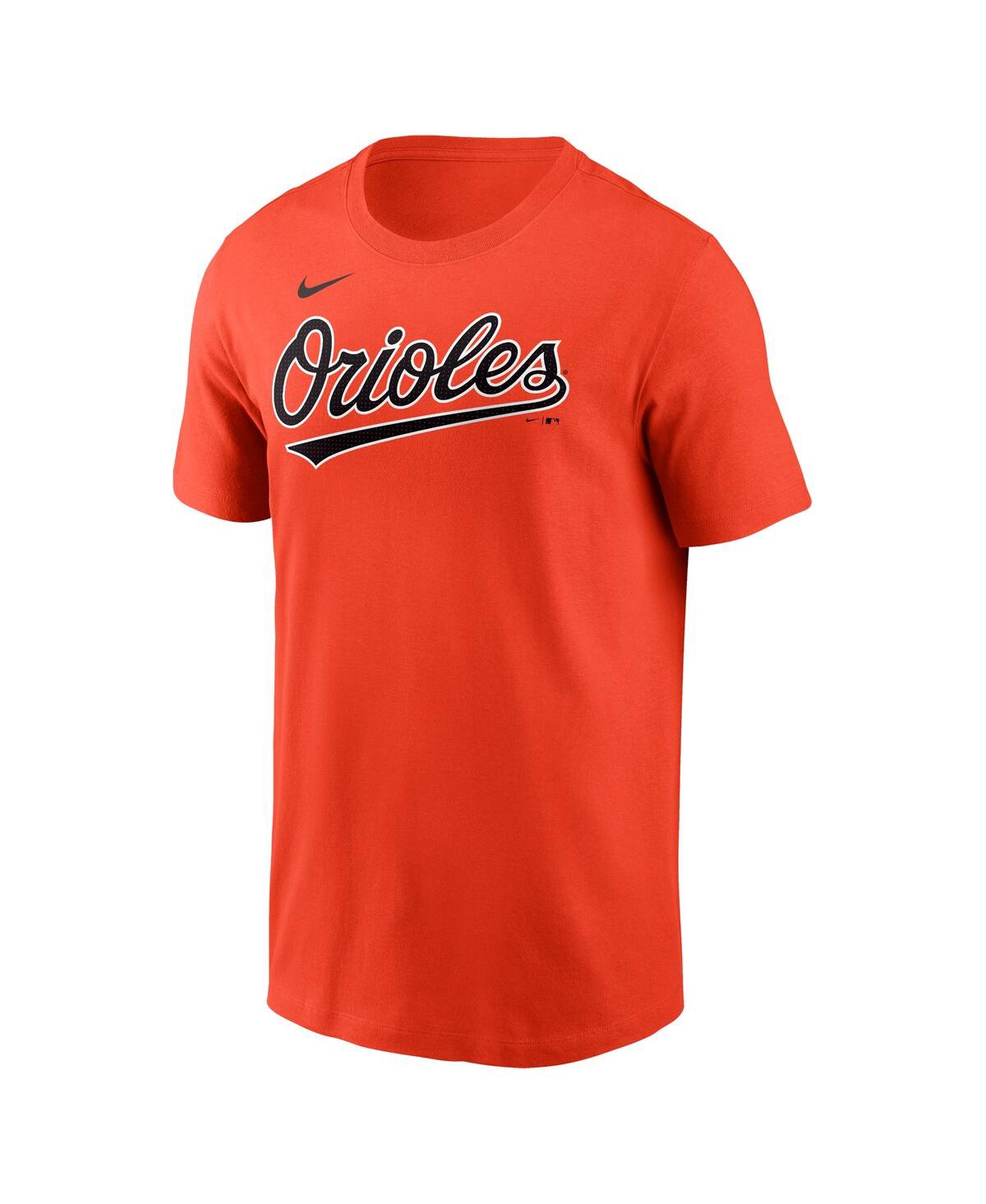 Nike Men's Corbin Burnes Orange Baltimore Orioles Fuse Name Number T-shirt In Orange
